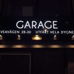 Spektra Neon AB Garageskylt Sveavägen 28-30 Hufvudstaden